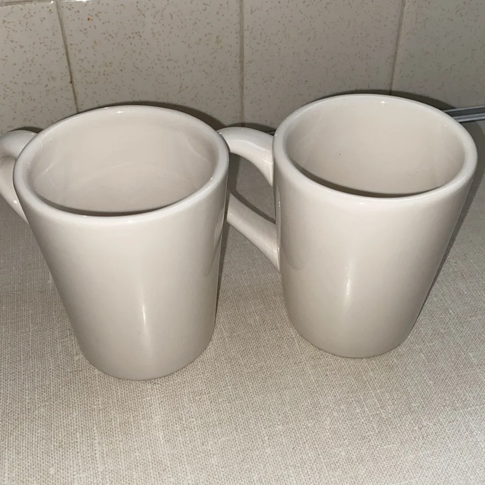 Williams‎ Sonoma Snowman coffee Mug Mugs - Set 2 Christmas Holiday Winter